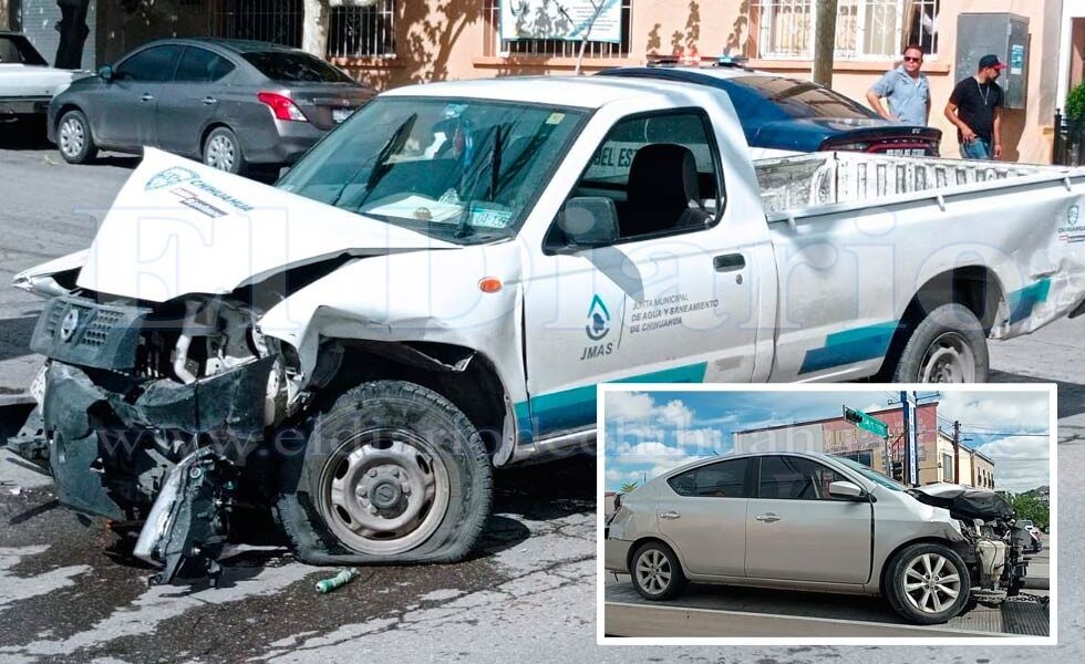 Choques en la ciudad de Chihuahua por semáforos sin funcionar Segundo