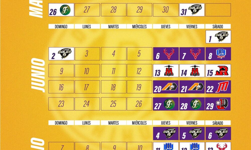 Dorados de Chihuahua presentó el calendario para la liga Estatal 2024