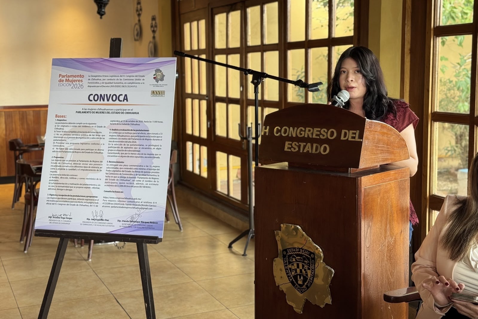 Jael Argüelles invita a defender derechos de mujeres en Parlamento de Mujeres 2026