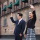 Sheinbaum recibe al presidente de Corea en Palacio Nacional