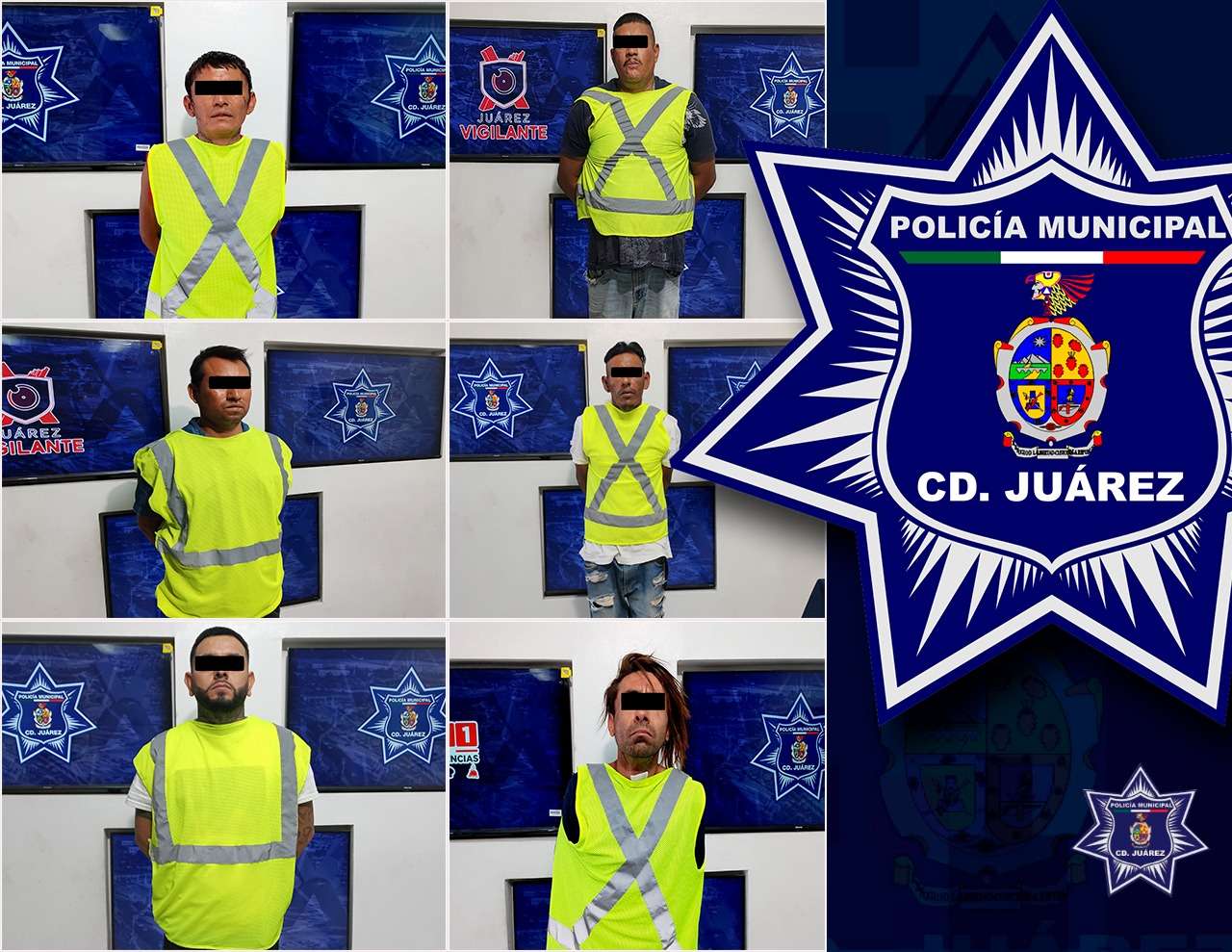 Detienen a seis personas con órdenes de aprehensión vigentes