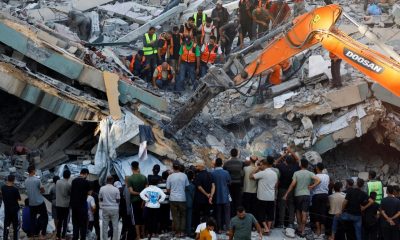 Al menos 12 muertos tras el colapso de edificio en Gaza