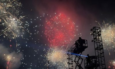 Espectáculo de pirotecnia ilumina el Grito de Independencia en Chihuahua