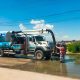 Realiza limpieza de drenaje sanitario en Juárez Porvenir
