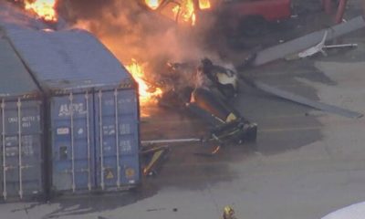 Helicóptero se estrella en Los Ángeles y deja al menos tres muertos