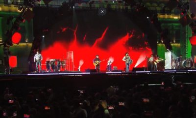 Intocable celebra las fiestas patrias en el Zócalo con gran éxito