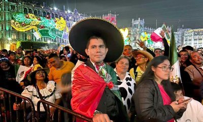 Zócalo se ilumina con baile y tradición en el Grito de Independencia