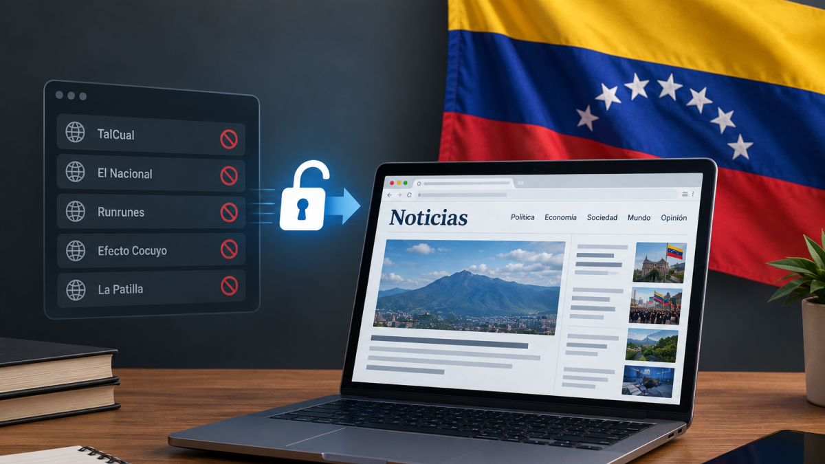 Venezuela desbloquea portales de noticias censurados por años