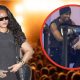 Rihanna y su hijo Riot sorprenden en concierto de A$AP Rocky