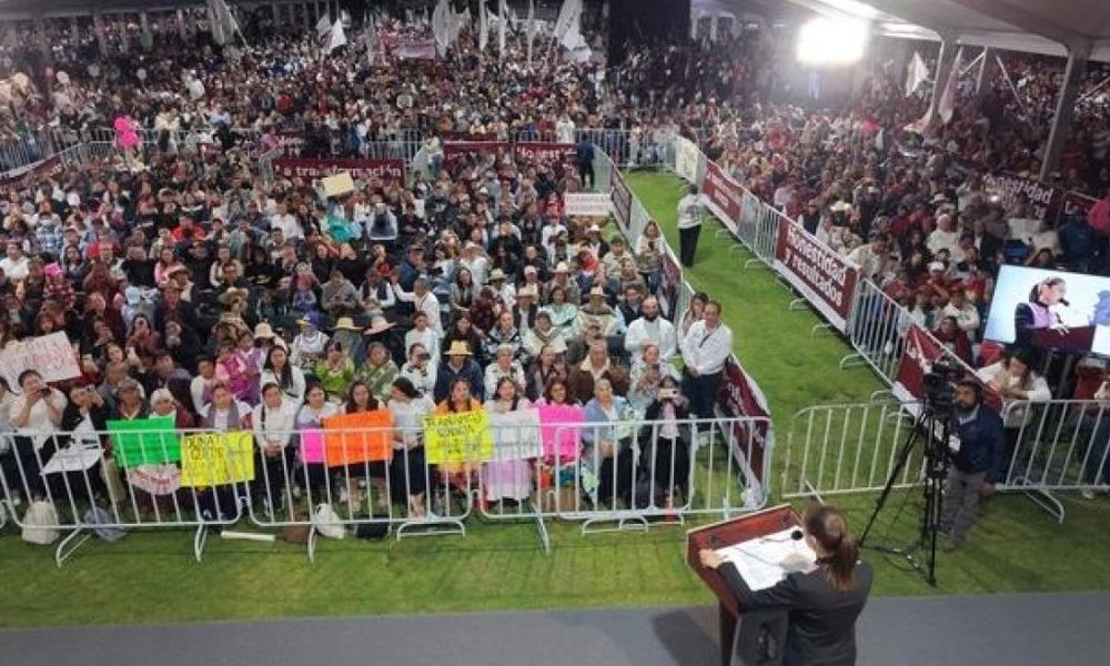Claudia Sheinbaum destaca 5 millones de beneficiarios en Edomex