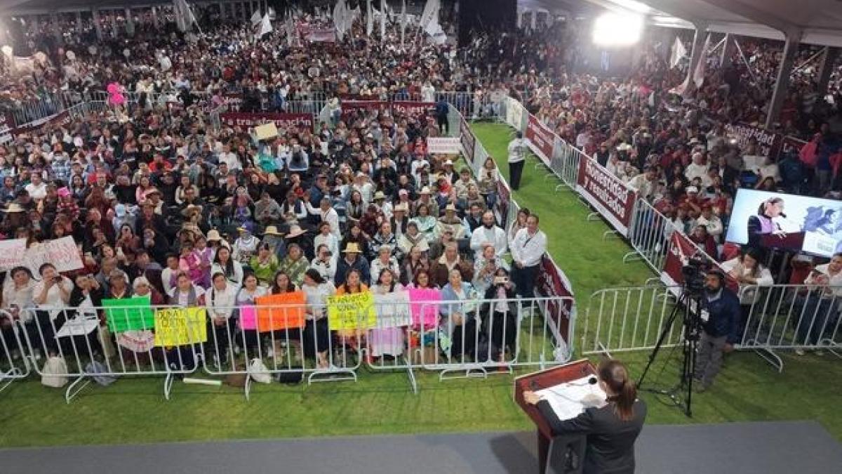 Claudia Sheinbaum destaca 5 millones de beneficiarios en Edomex