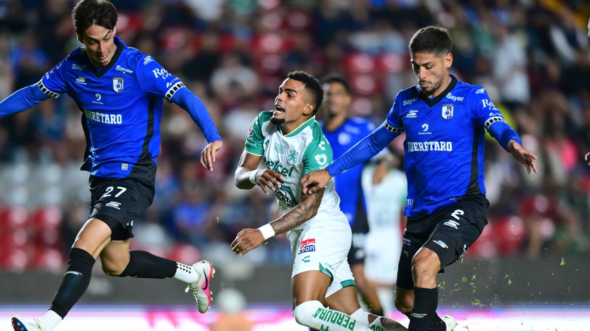 Querétaro y León empatan 1-1 en la jornada 9 de la Liga MX