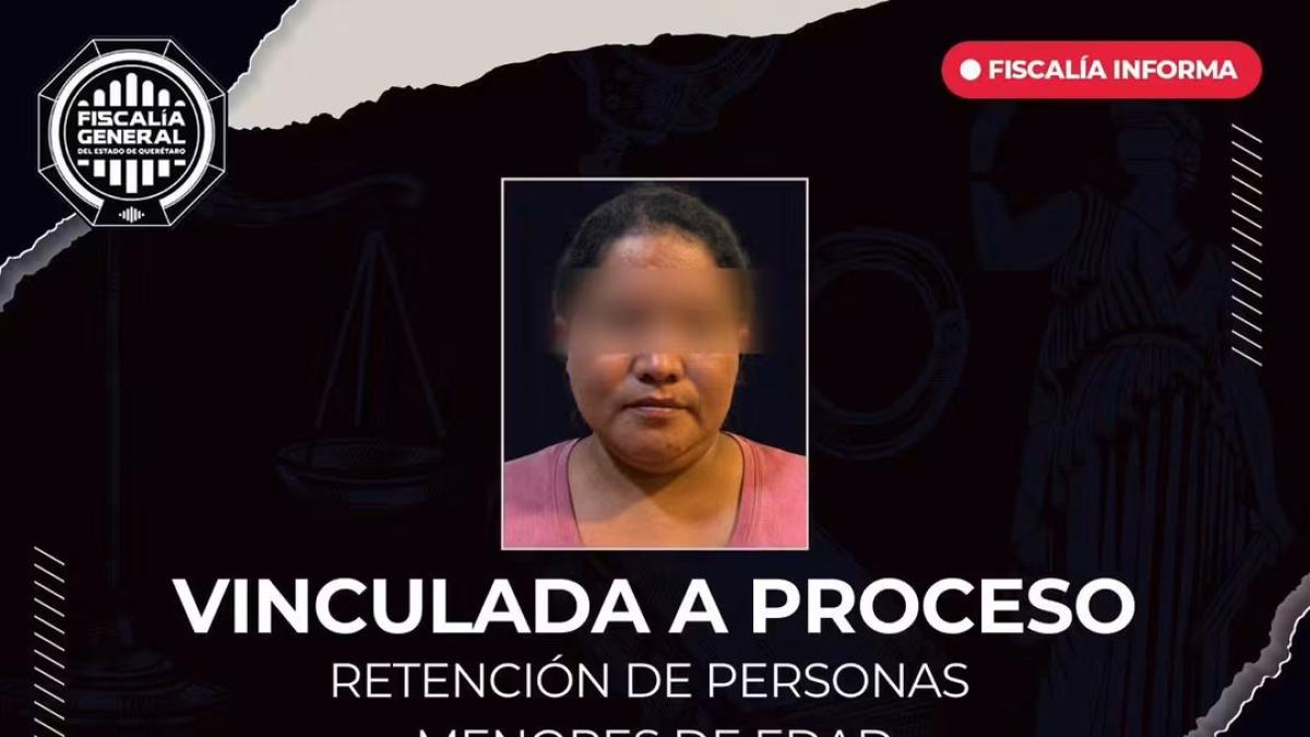 Mujer procesada por retener a sus tres hijos en una cueva