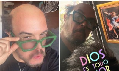 Aleks Syntek sorprende al publicar foto sin cabello