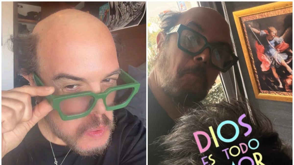 Aleks Syntek sorprende al publicar foto sin cabello