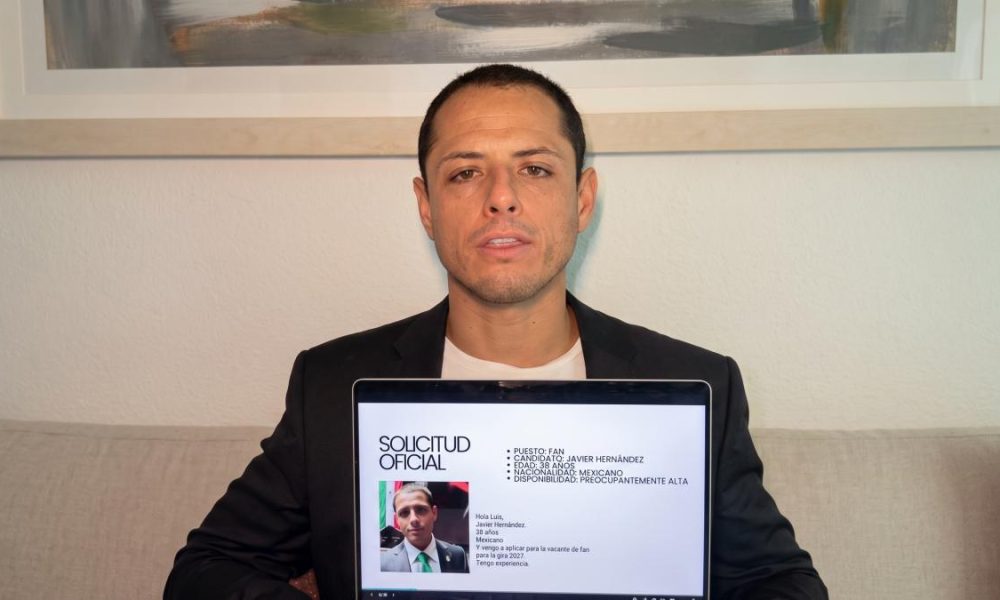 Chicharito se postula como fan número 1 de Luis Miguel en video viral