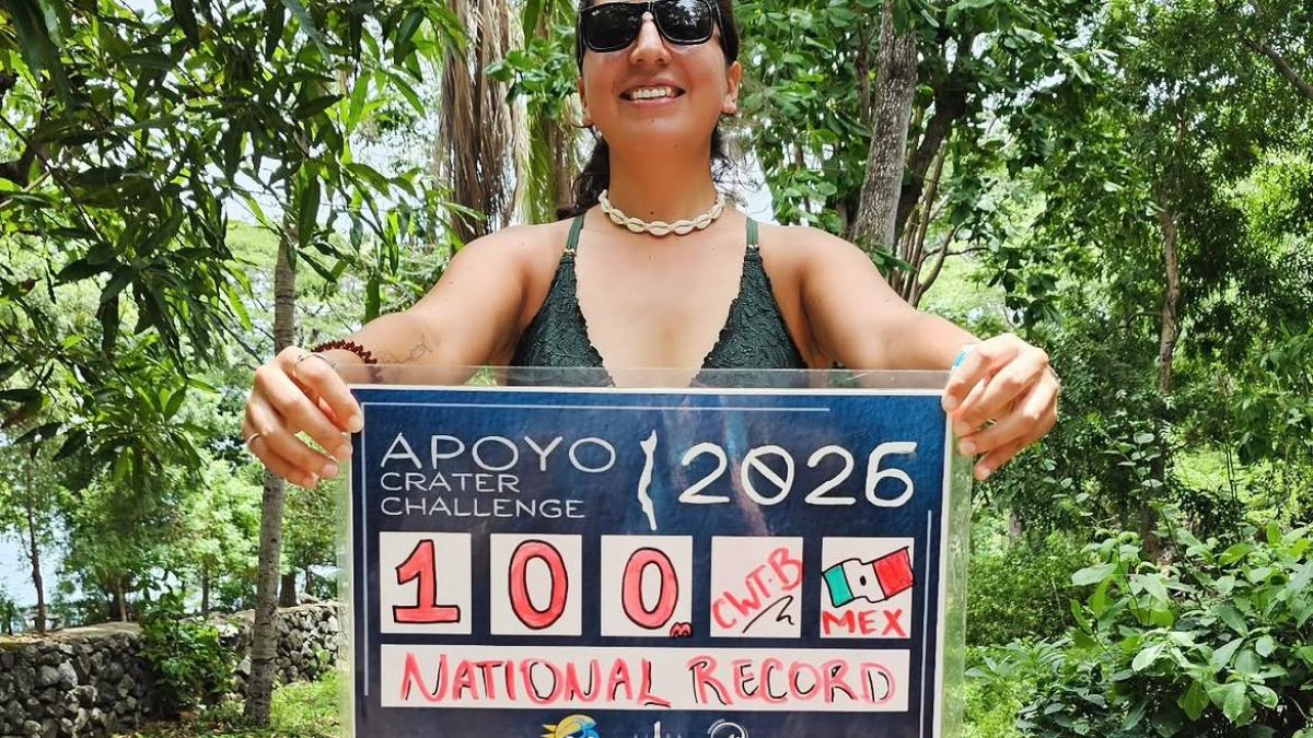 Montserrat Peart: La apneísta mexicana que rompió récords en Nicaragua