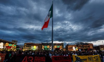 A 12 años de la desaparición, marchan por normalistas de Ayotzinapa