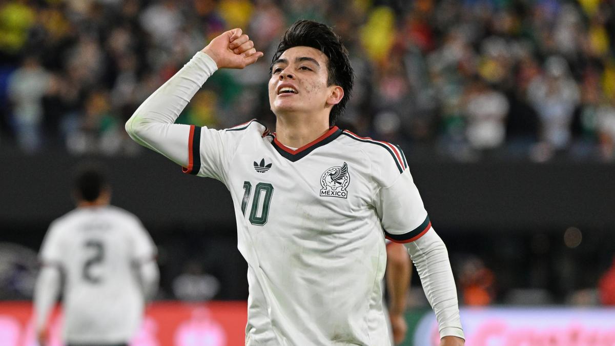 Gilberto Mora brilla con golazo en su debut con la Selección Mexicana