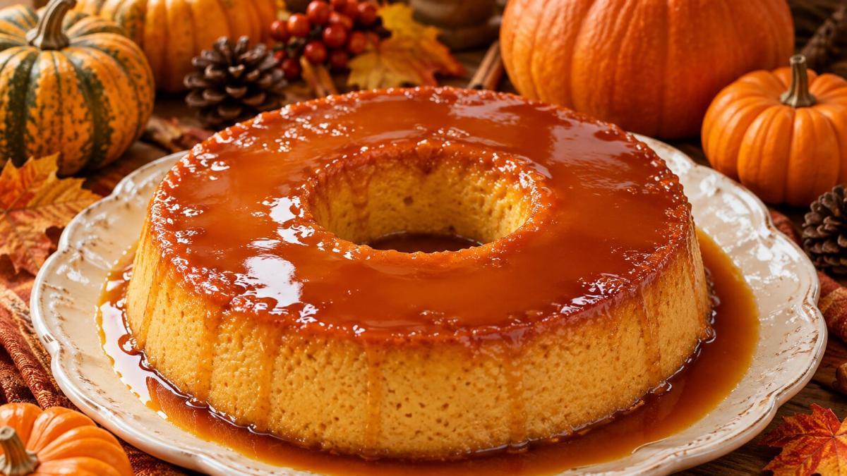 Receta de flan de calabaza para recibir el otoño