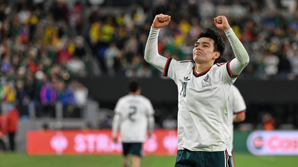 Gilberto Mora brilla en la Selección Mexicana con su primer gol