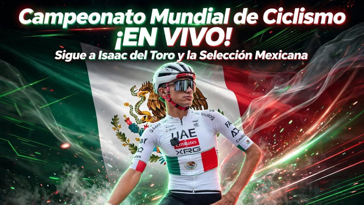 Isaac del Toro brilla en la prueba de Ruta del Mundial de Ciclismo