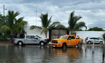 Huracán Polo causa inundaciones en comunidades de Sinaloa