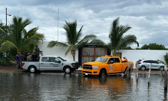 Huracán Polo causa inundaciones en comunidades de Sinaloa