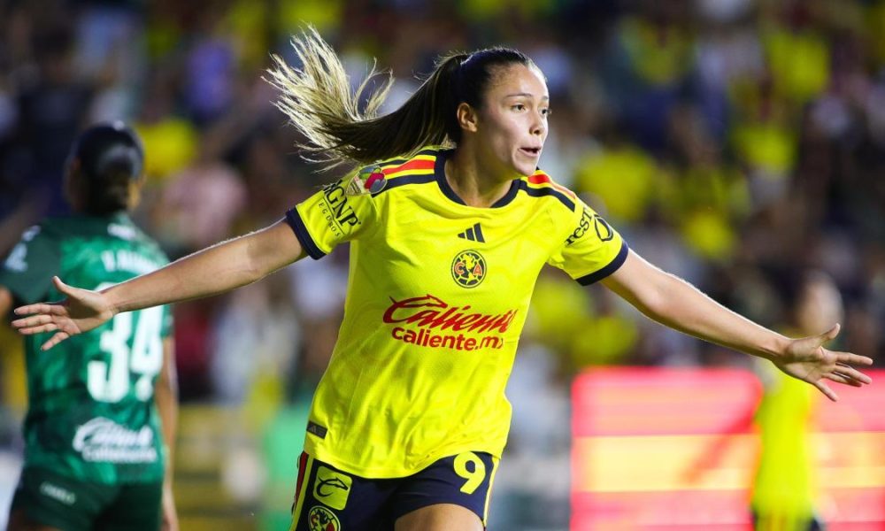 América Femenil golea 5-0 a León con triplete de Priscila