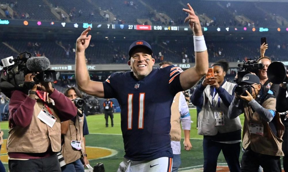 Case Keenum brilla en regreso y Bears vencen a Eagles