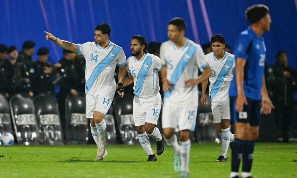 Guatemala golea 6-0 a El Salvador en la Liga de Naciones