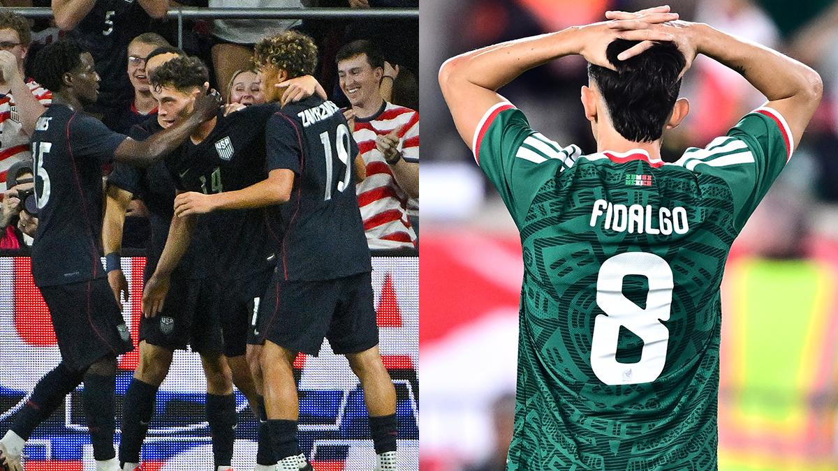 Estados Unidos anota 4 goles antes de enfrentar a México