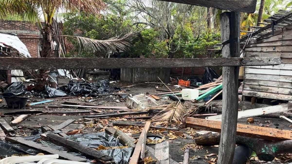 Huracán ‘Rachel’ causa estragos en El Paraíso, Colima