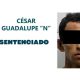 César Guadalupe condenado a más de siete años por robo a repartidor