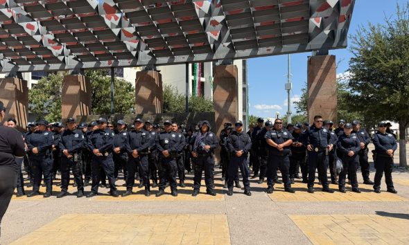 Gilberto Loya supervisa operativo de seguridad para el Grito de Independencia