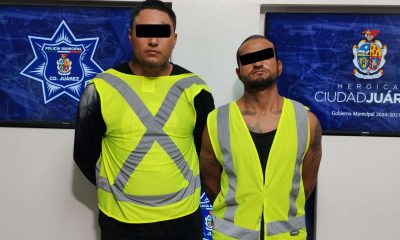 Detienen a dos por robo de cableado en Salvárcar