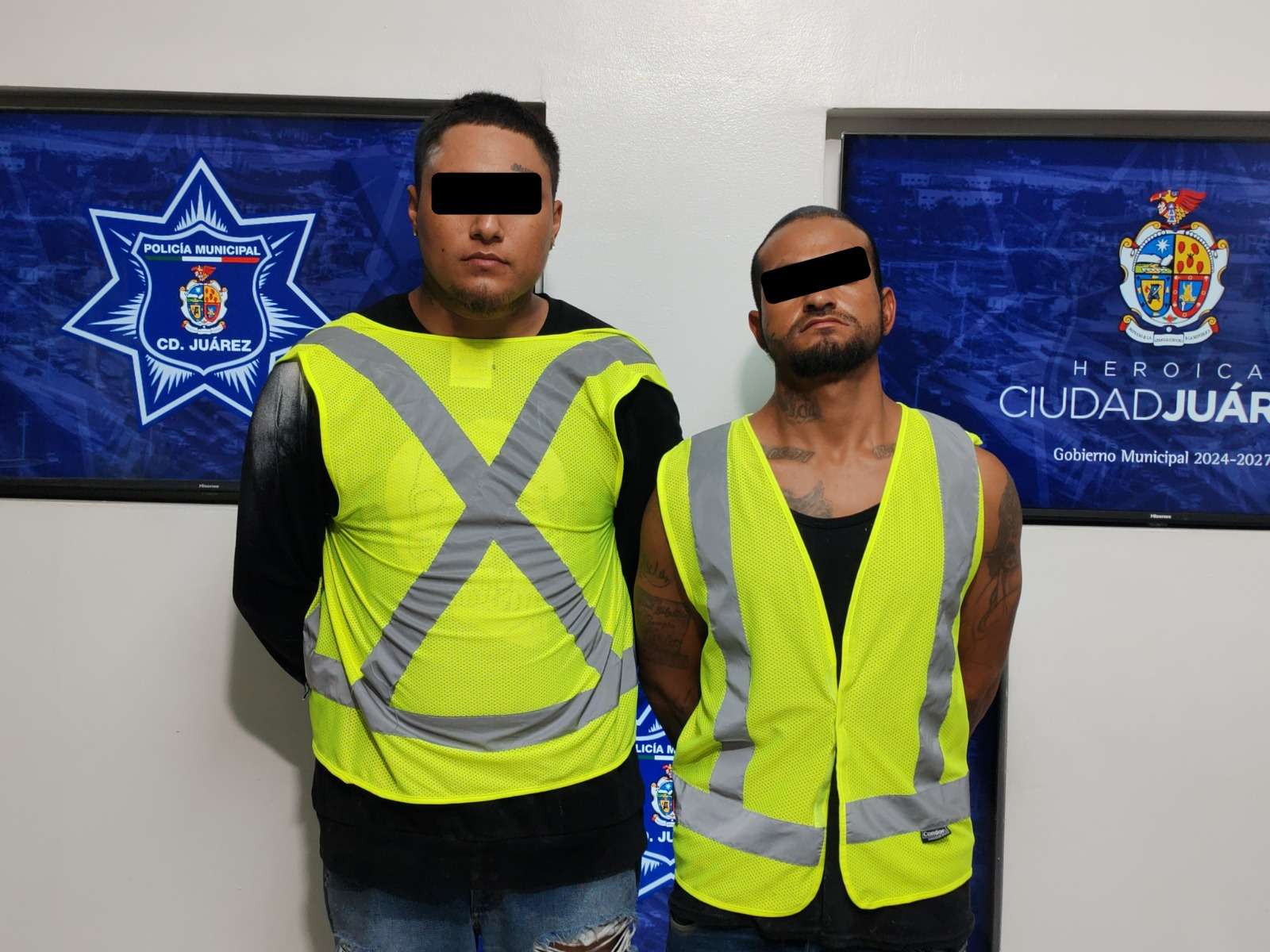 Detienen a dos por robo de cableado en Salvárcar