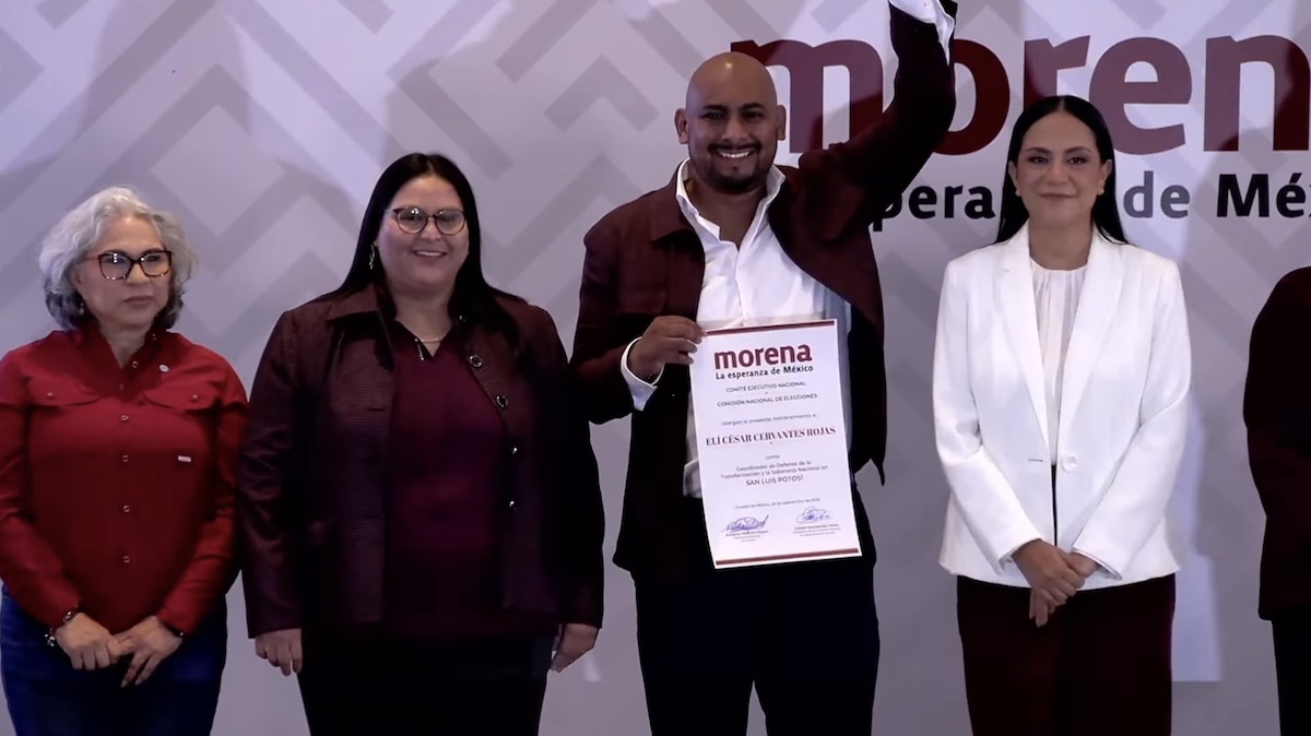 Morena designa a Elí César Cervantes como coordinador en San Luis Potosí