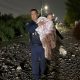 Ponen a salvo a familia atrapada en inundación en El Sauzal