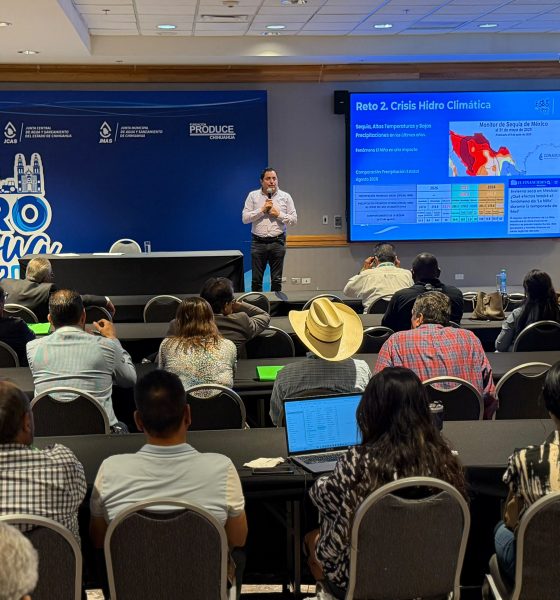 Presenta Alan Falomir proyectos hídricos en el marco del Foro del Agua 2026