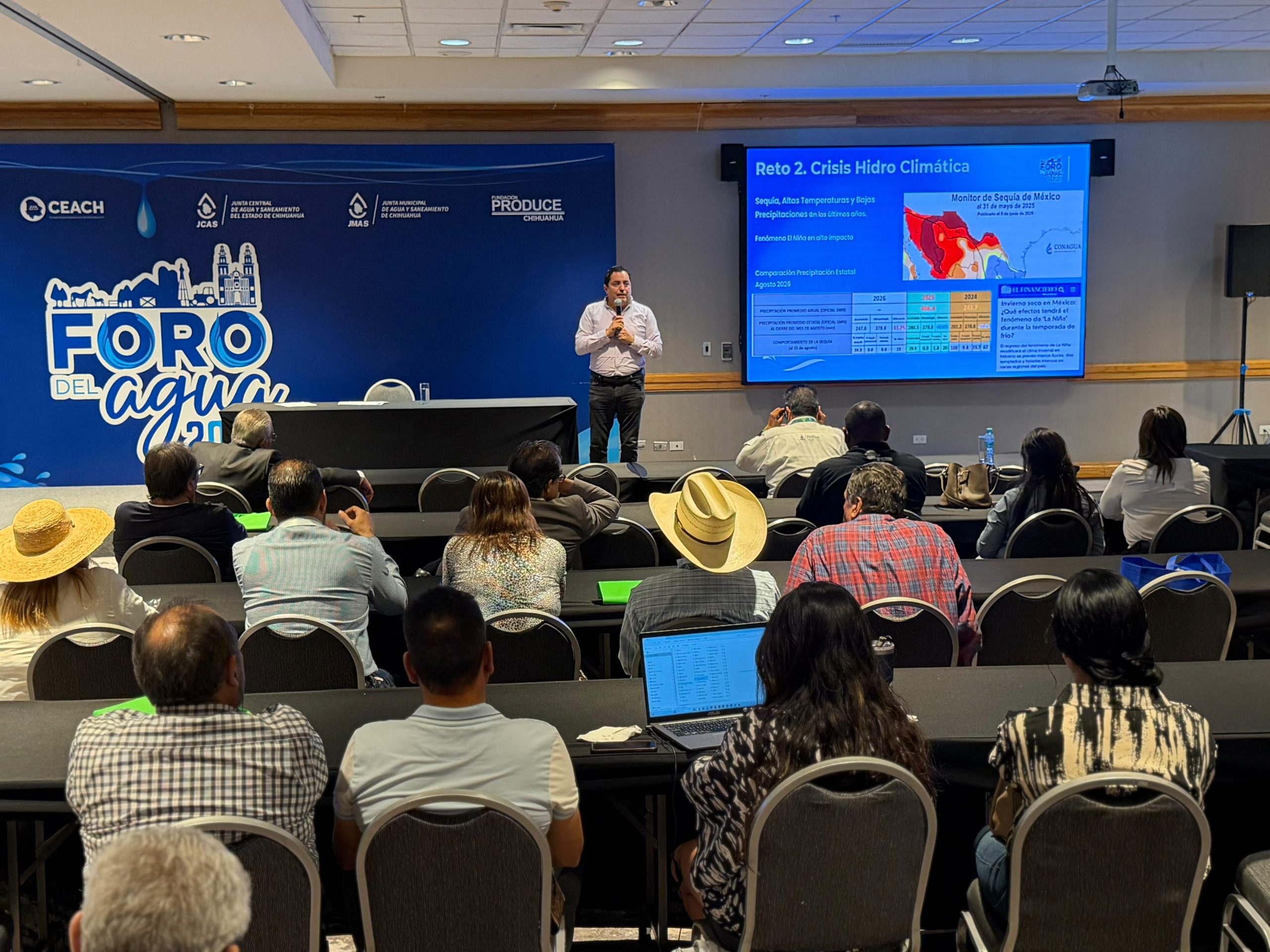 Presenta Alan Falomir proyectos hídricos en el marco del Foro del Agua 2026