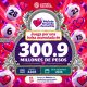 Melate acumula más de 300 millones de pesos para próximo sorteo