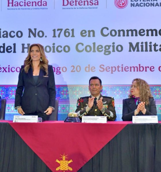 Lotería Nacional conmemora 50 años del Heroico Colegio Militar