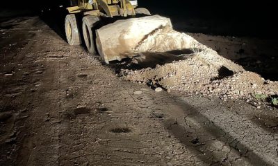 Atiende SCOP derrumbe en camino Gómez Farías-Alamillo