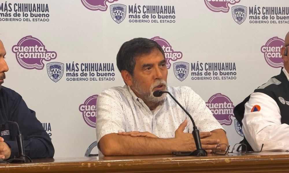 Diecinueve accidentes viales y socavón en Chihuahua durante lluvias