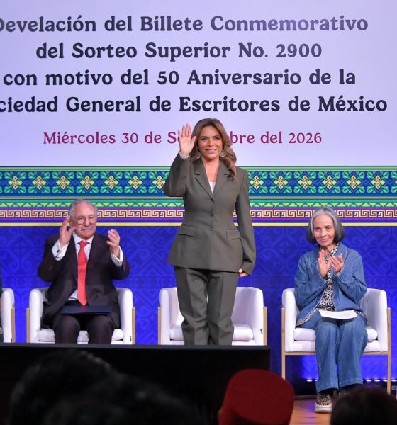 Lotería Nacional emite billete por 50 años de la SOGEM
