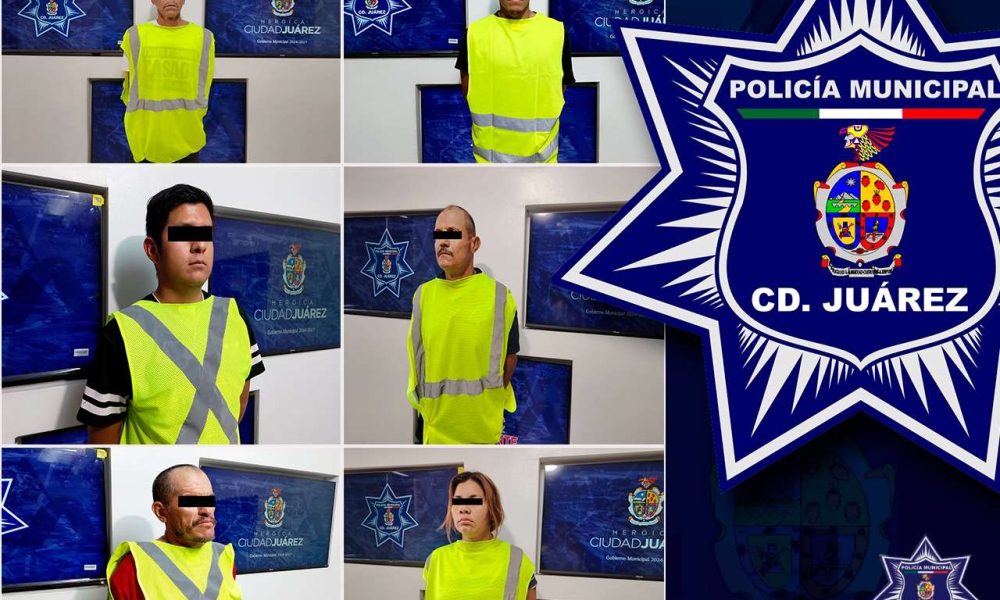 Detienen a 6 con orden de aprehensión