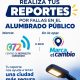 Municipio habilita 072 y app para reportar fallas en alumbrado público
