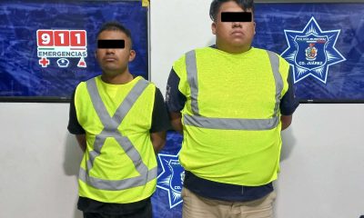 Detienen a dos hombres tras amenazar con armas a otro