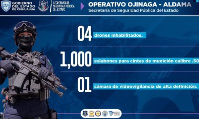 Refuerzan operativo en Ojinaga-Aldama tras agresión a helicóptero policial